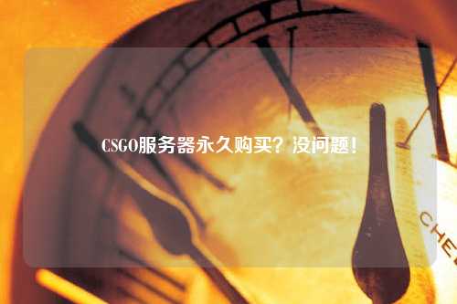 CSGO服務(wù)器永久購買？沒問題！